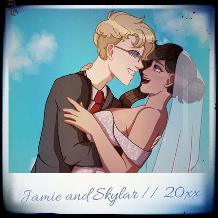 A cute little wedding ceremony